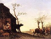 paulus potter Driving the Cattle to Pasture in the Morning oil painting reproduction